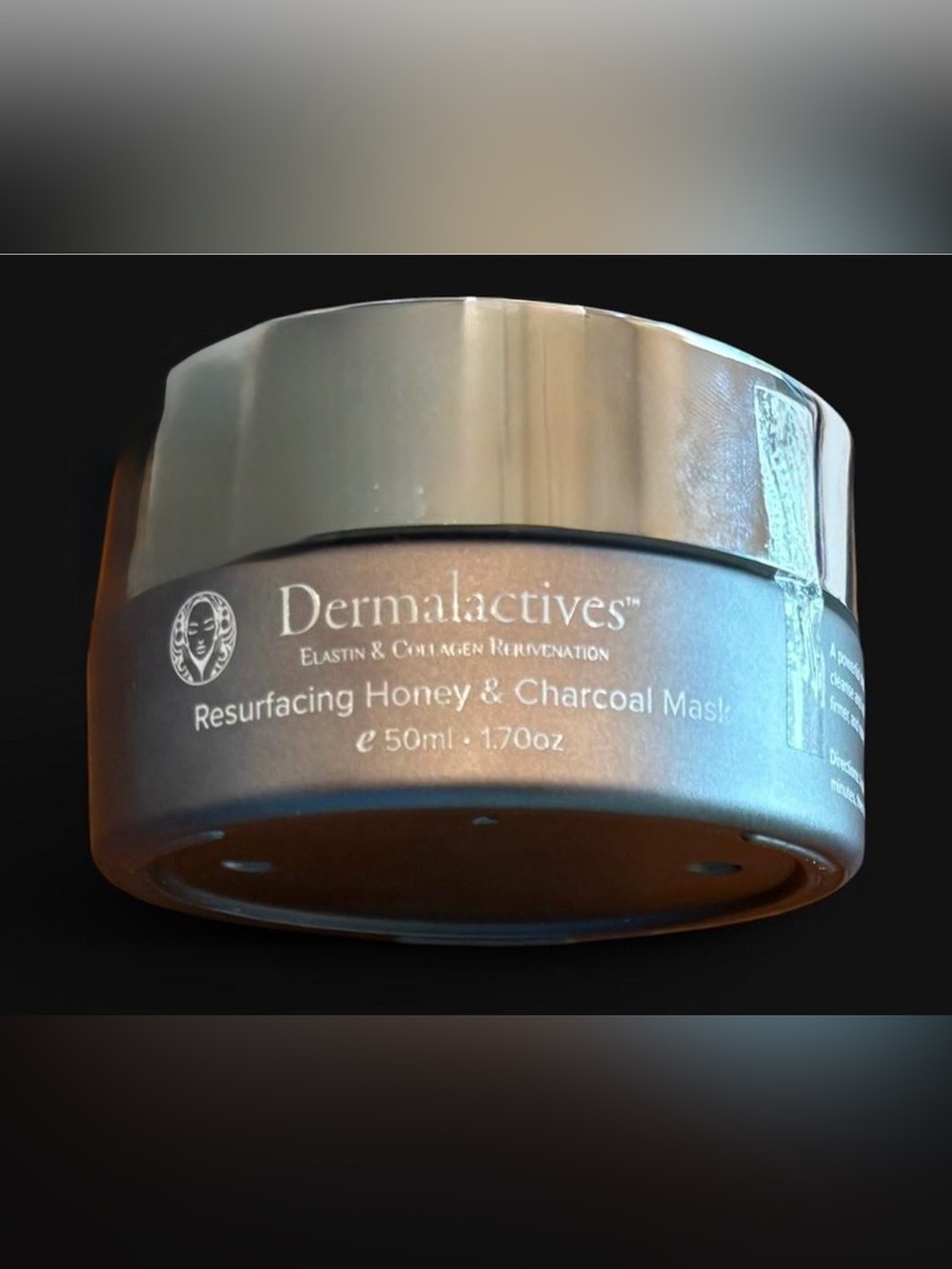 Dermalactives Resurfacing Honey & Charcoal Mask - NEW-Sealed~Originally $70